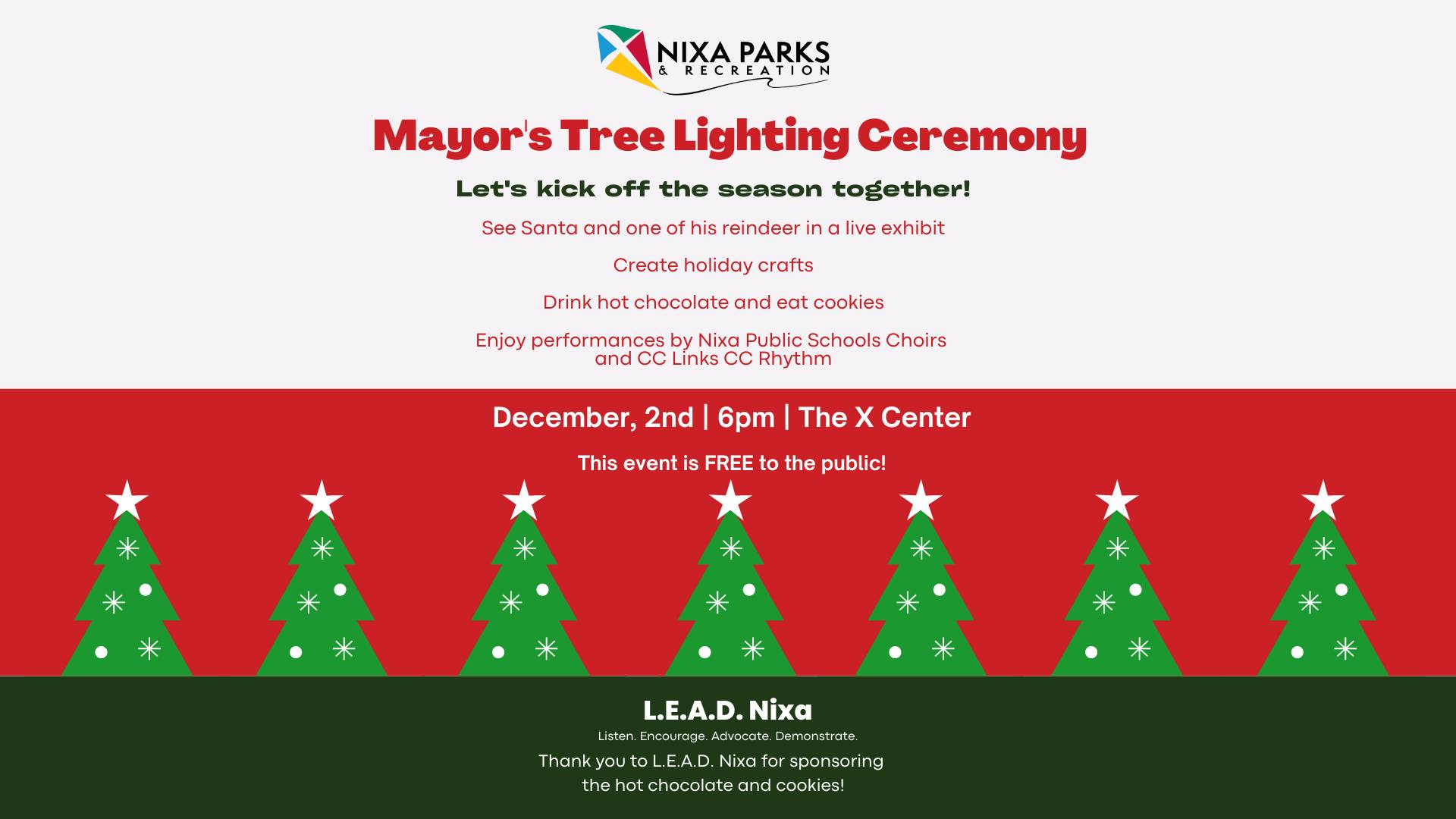 Mayor's Tree Lighting Ceremony - City of Nixa, MO